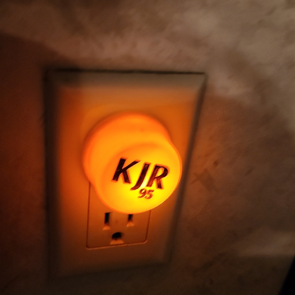 KJR 95 Seattle Radio Station Night Light